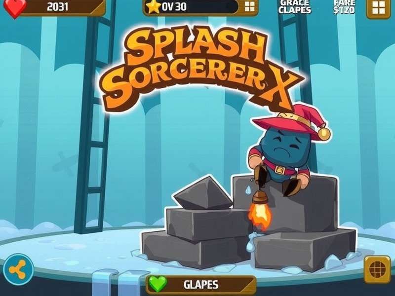 Splash Sorcerer X Game Screenshot